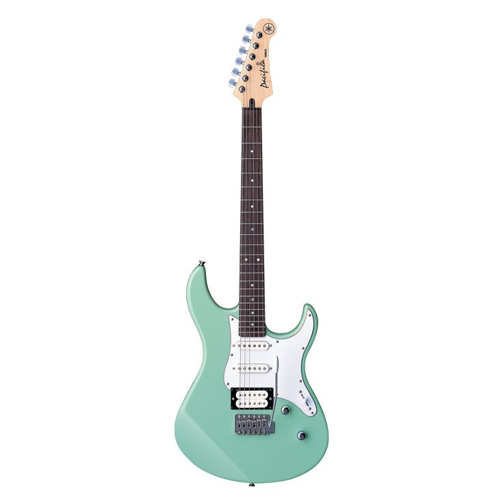 Yamaha Pacifica PAC112V Sonic Blue с белым пикгардом и палисандровой накладкой, вид спереди